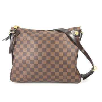 LOUIS VUITTON Shoulder Bag N41425 Damier canvas Brown Damier Duomo Women Used
