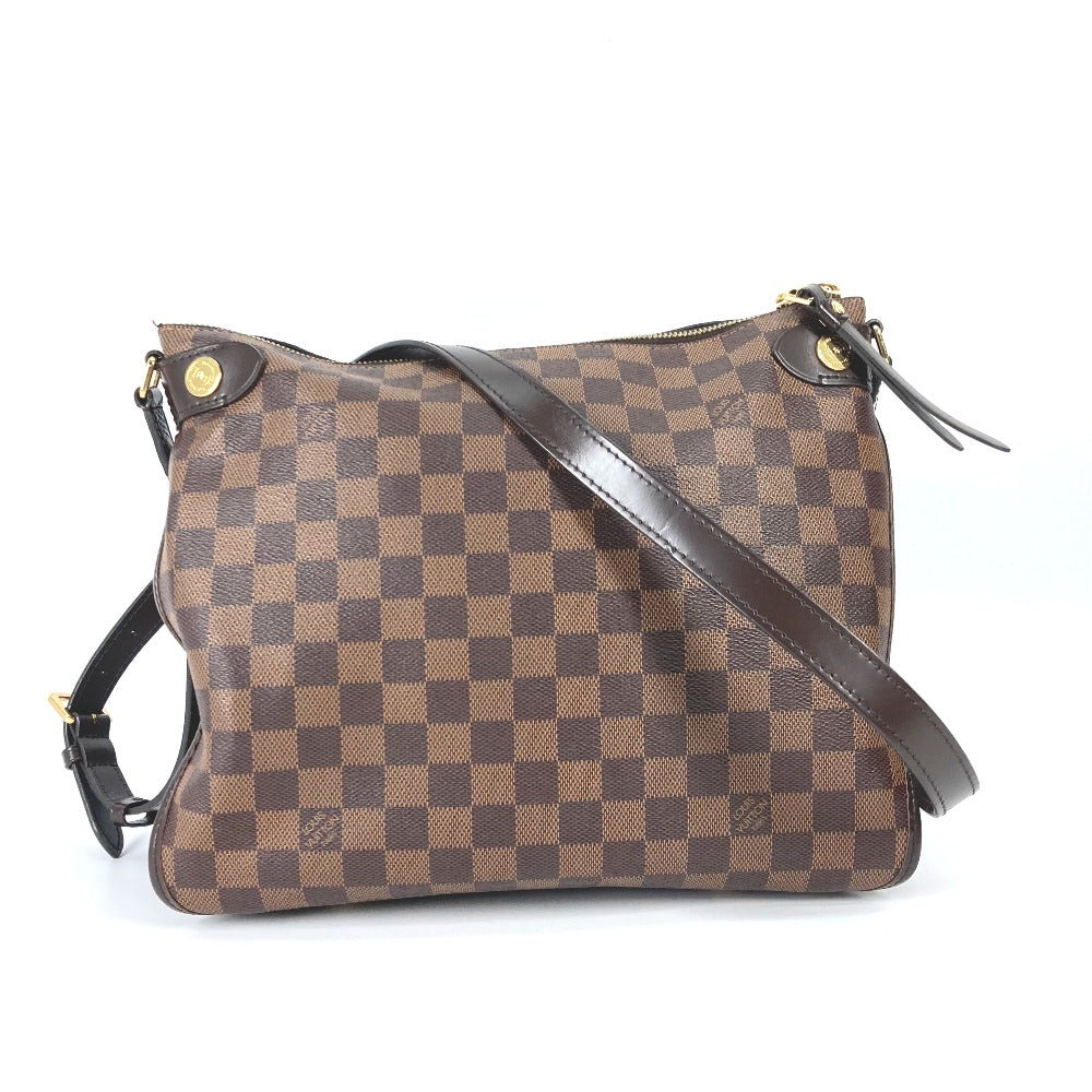 LOUIS VUITTON Shoulder Bag N41425 Damier canvas Brown Damier Duomo Women Used