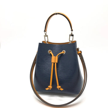 LOUIS VUITTON Shoulder Bag M53610 Epi Leather Navy Epi Neonoe Women Used