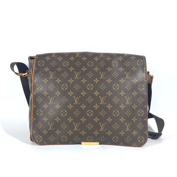LOUIS VUITTON Shoulder Bag M45257 Monogram canvas Brown Monogram Abbesses Women Used