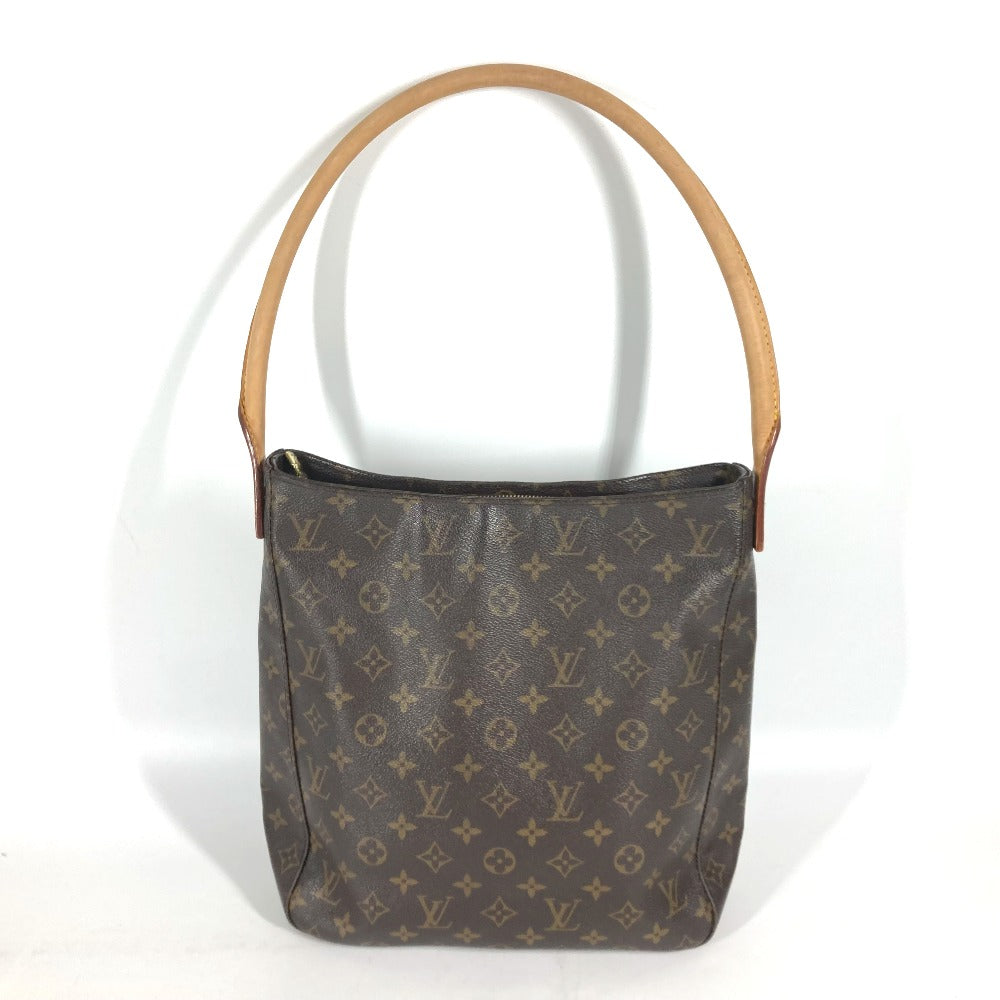 LOUIS VUITTON Shoulder Bag M51145 Monogram canvas Brown Monogram LoopingGM Women Used