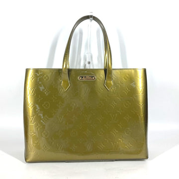 LOUIS VUITTON Shoulder Bag M91648 Monogram Vernis Canvas green Monogram Vernis Wilscher MM Women Used