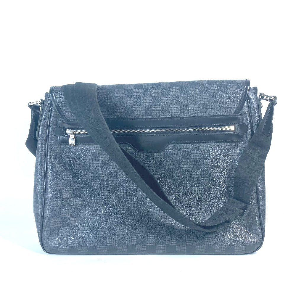 LOUIS VUITTON Shoulder Bag N58033 Damier Grafitto Canvas black Damier Grafitte Daniel GM mens Used