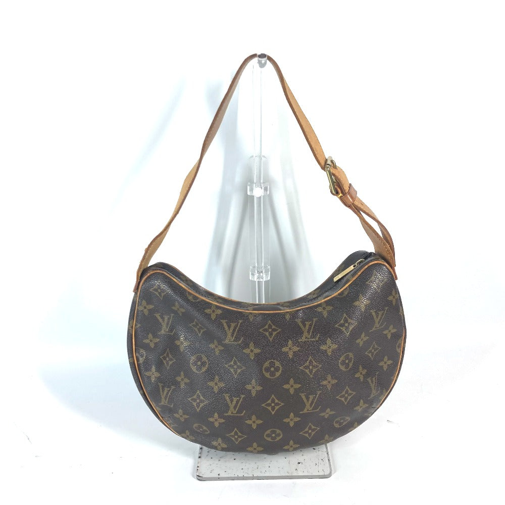 LOUIS VUITTON Shoulder Bag M51512 Monogram canvas Brown Monogram CroissantMM Women Used