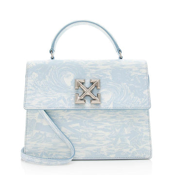 Off-White Suede Blue Waves 2.8 Jitney Bag