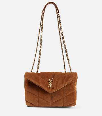 Saint Laurent Women Oy Puffer Leather Shoulder Bag
