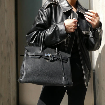 BIRKIN 30 Black Togo