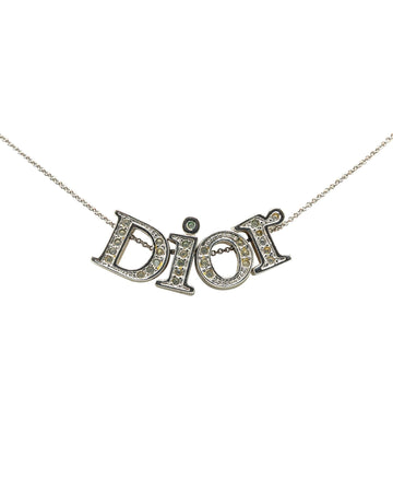 Rhinestone Pendant Necklace with Lobster Claw Clasp