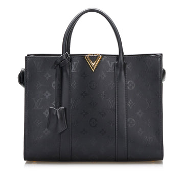 Black Louis Vuitton Monogram Very Tote MM Satchel