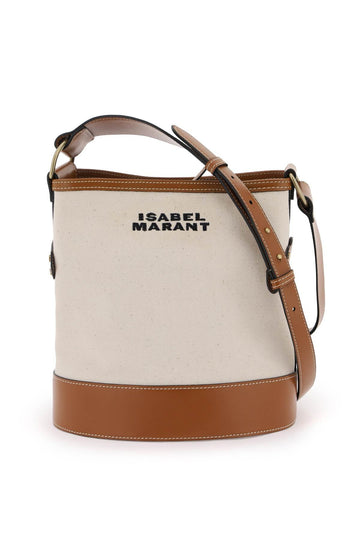 Isabel Marant Samara Cotton Canvas Shoulder Bag Women