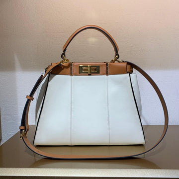 Makersluxe Peekaboo Medium Leather Bag - FND 787