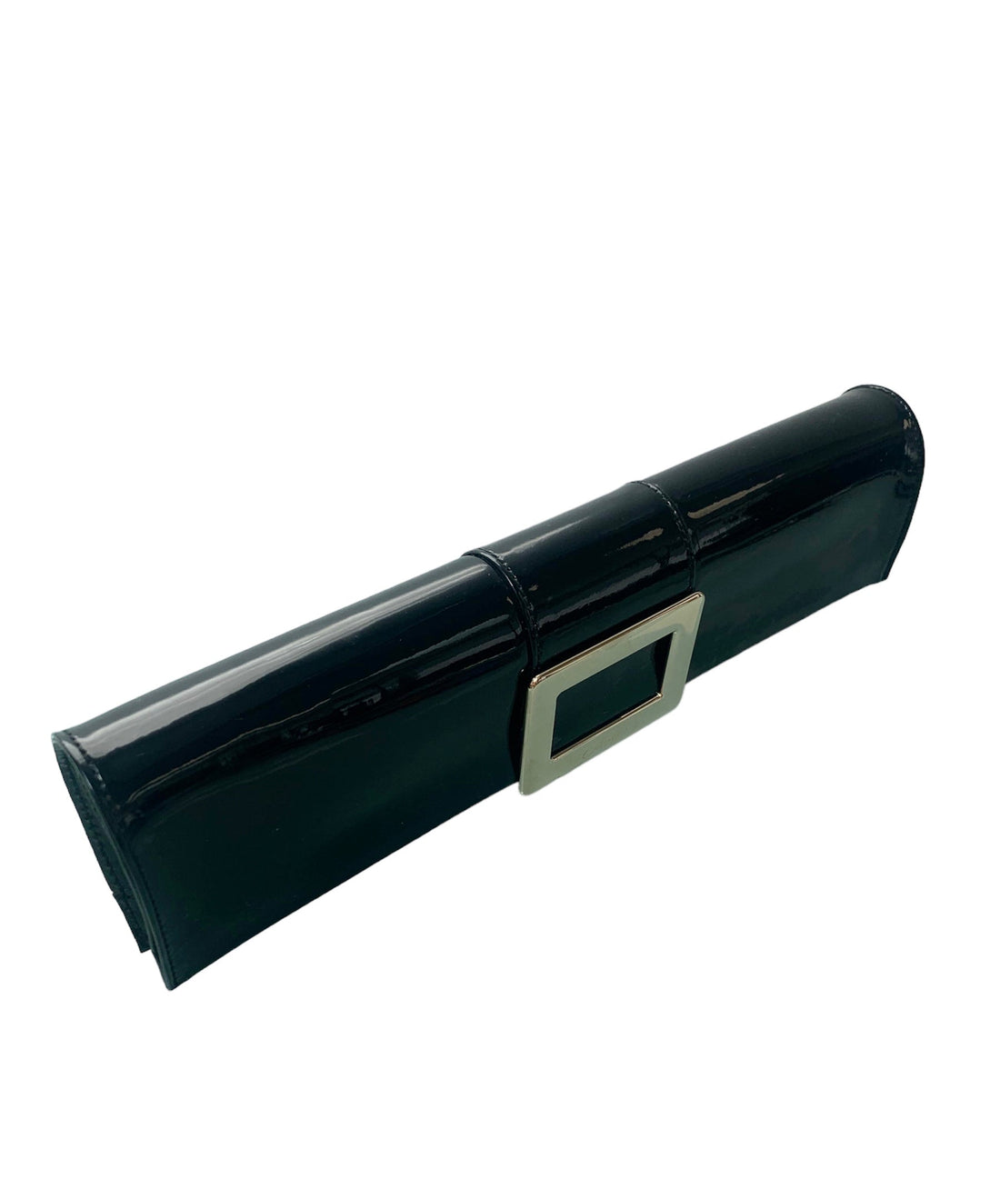 Roger Vivier Black Patent Leather Clutch