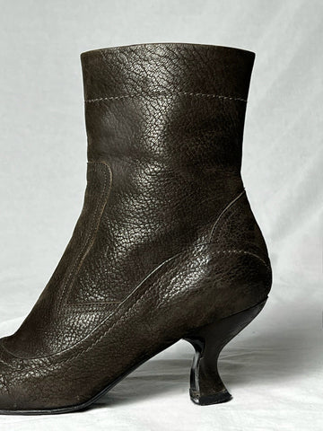 PRADA WESTERN KITTEN HEEL
