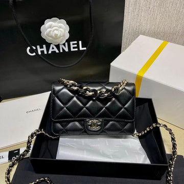 Makersluxe Plexi Quilted Wallet On Chain Bag CHL - 712