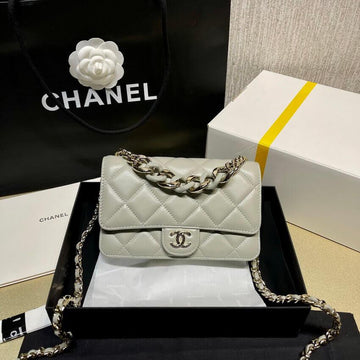 Makersluxe Plexi Quilted Wallet On Chain Bag CHL - 713