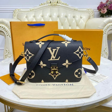 Makersluxe Black Pochette Metis Handbag - LUV 619