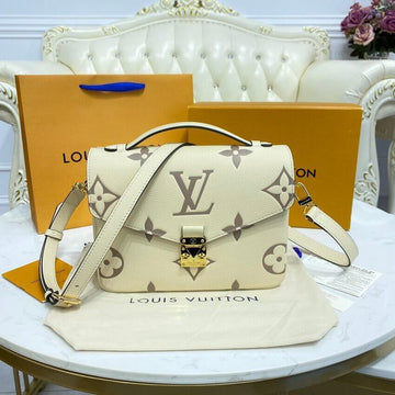 Makersluxe White Pochette Metis Handbag - LUV 618