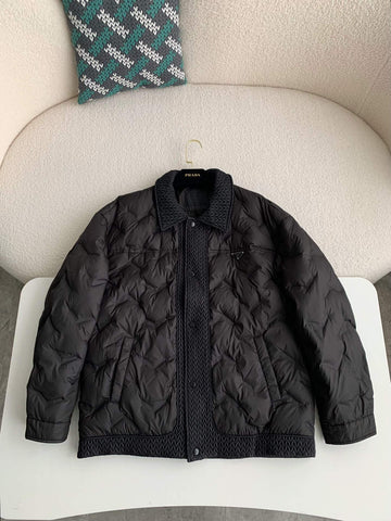 PRD Quilted Black Down Jacket