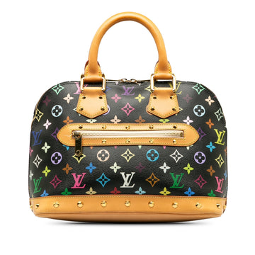 Black Louis Vuitton Monogram Multicolore Alma PM Handbag
