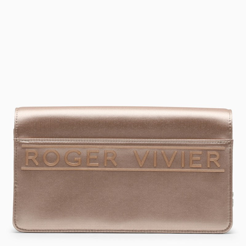 Roger Vivier Satin Powder Clutch Bag Women