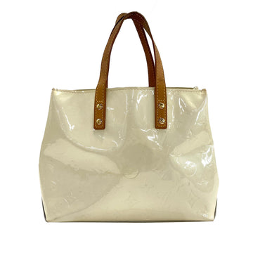 White Louis Vuitton Monogram Vernis Reade PM Handbag