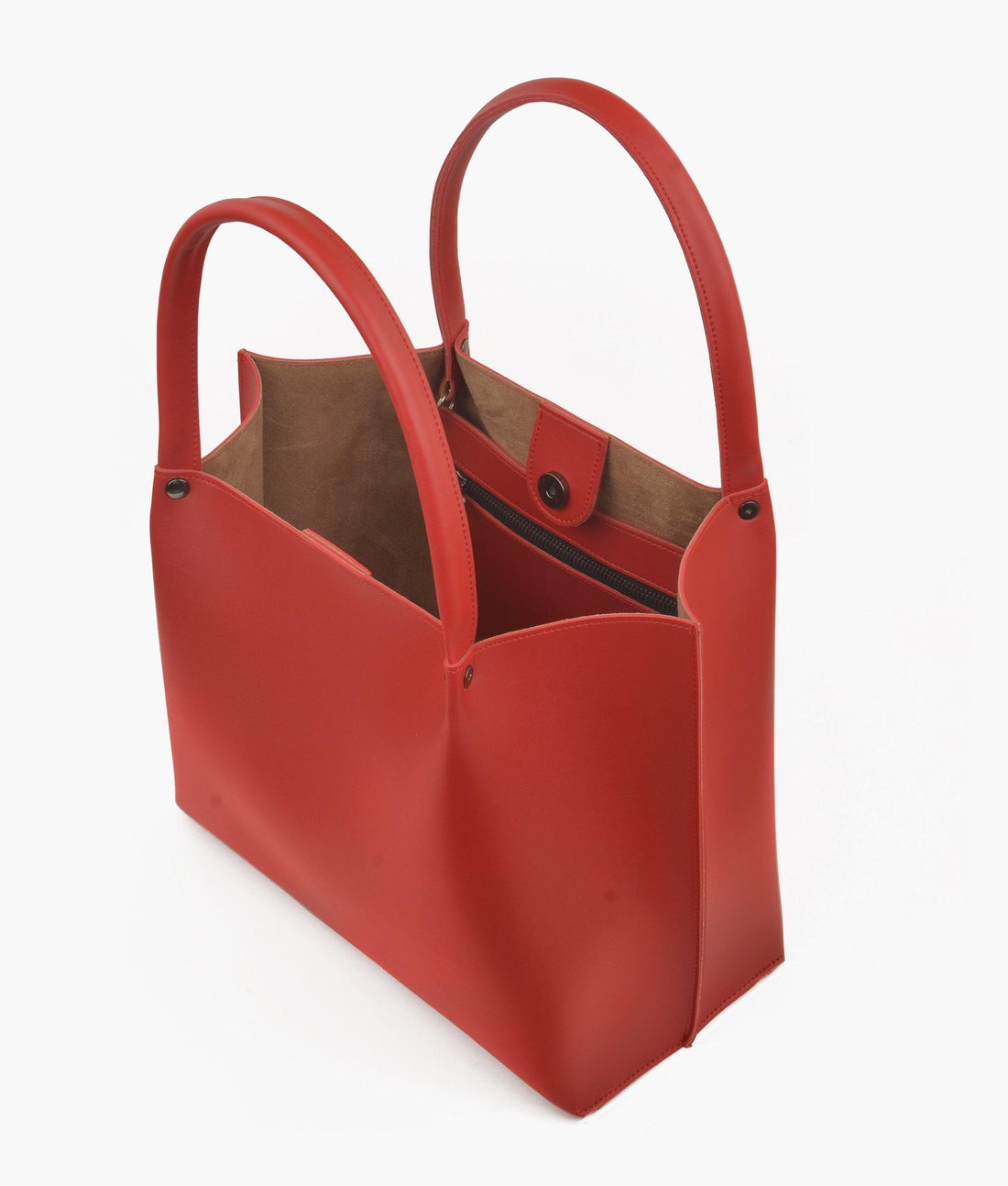 Red tote bag