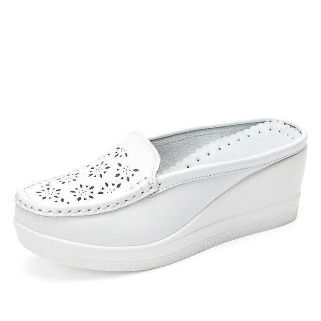 Makersluxe Shoes Regina Women's Platform Mule