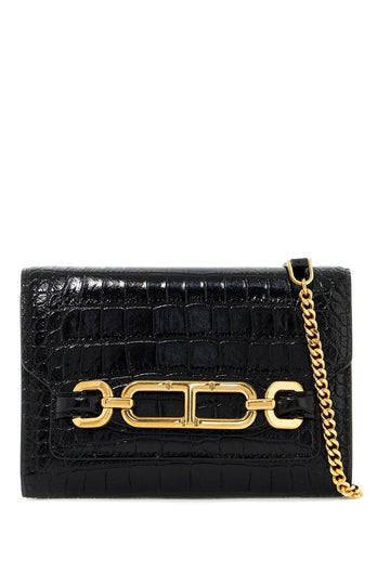Tom Ford "Embossed Crocodile Leather Mini Clutch Women