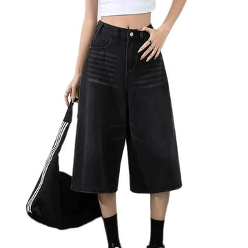 Retro Wide-Leg Jorts