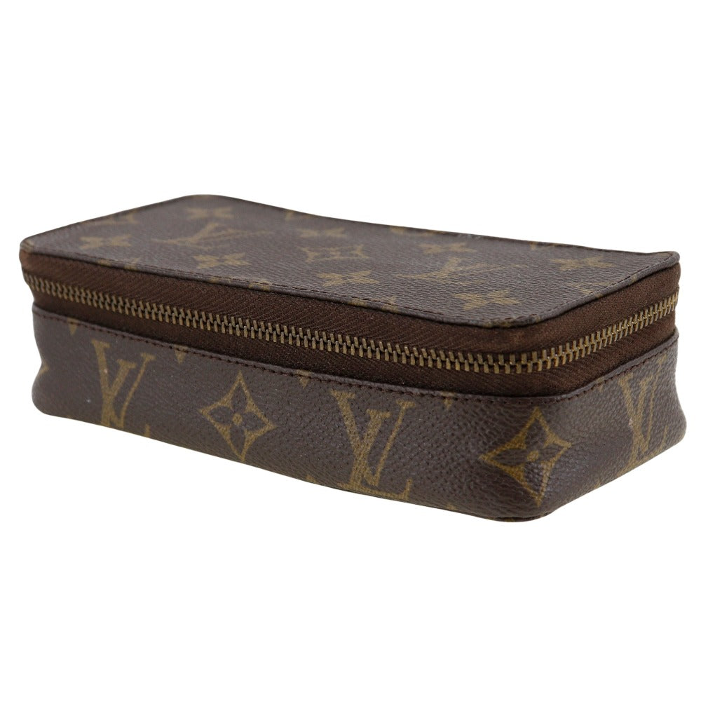 LOUIS VUITTON Pouch M47352 Monogram canvas Brown Jewelry case posh monte carlo Women(Unisex) Used