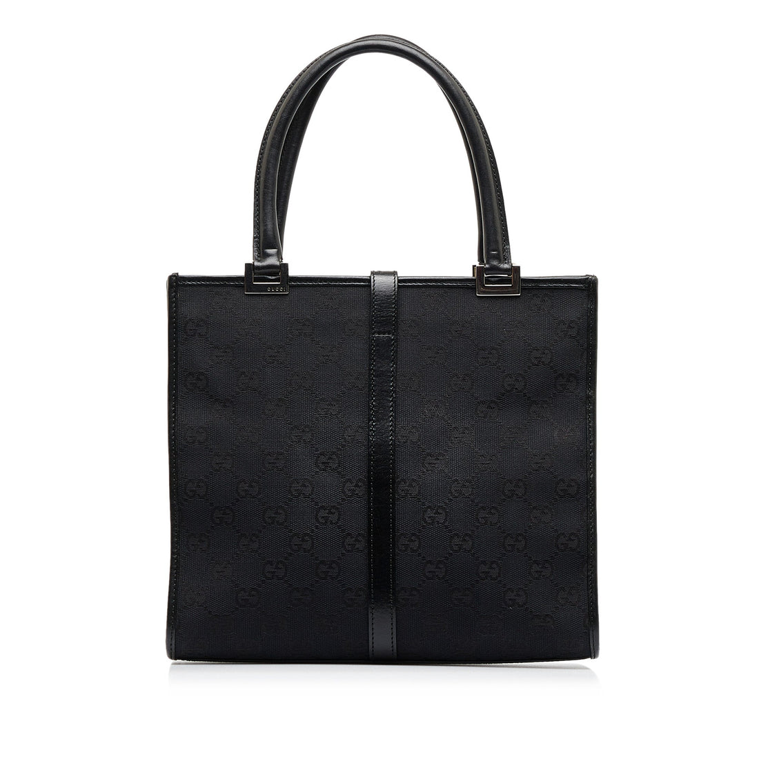 Black Gucci GG Canvas Jackie Tote Bag