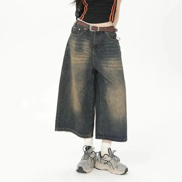 Vintage Washed Baggy Jorts