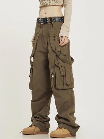 Y2k Vintage Spliced Cargo Pants