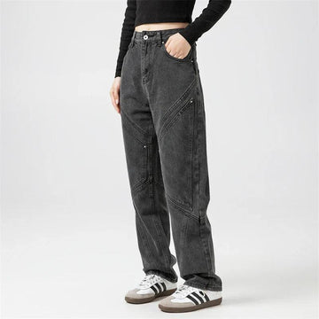 Y2k Rivet Pocket Jeans