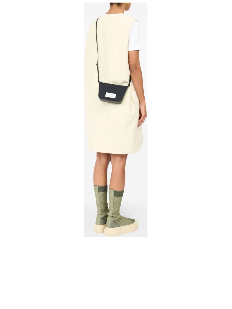 Logo Patch Clutch Bag