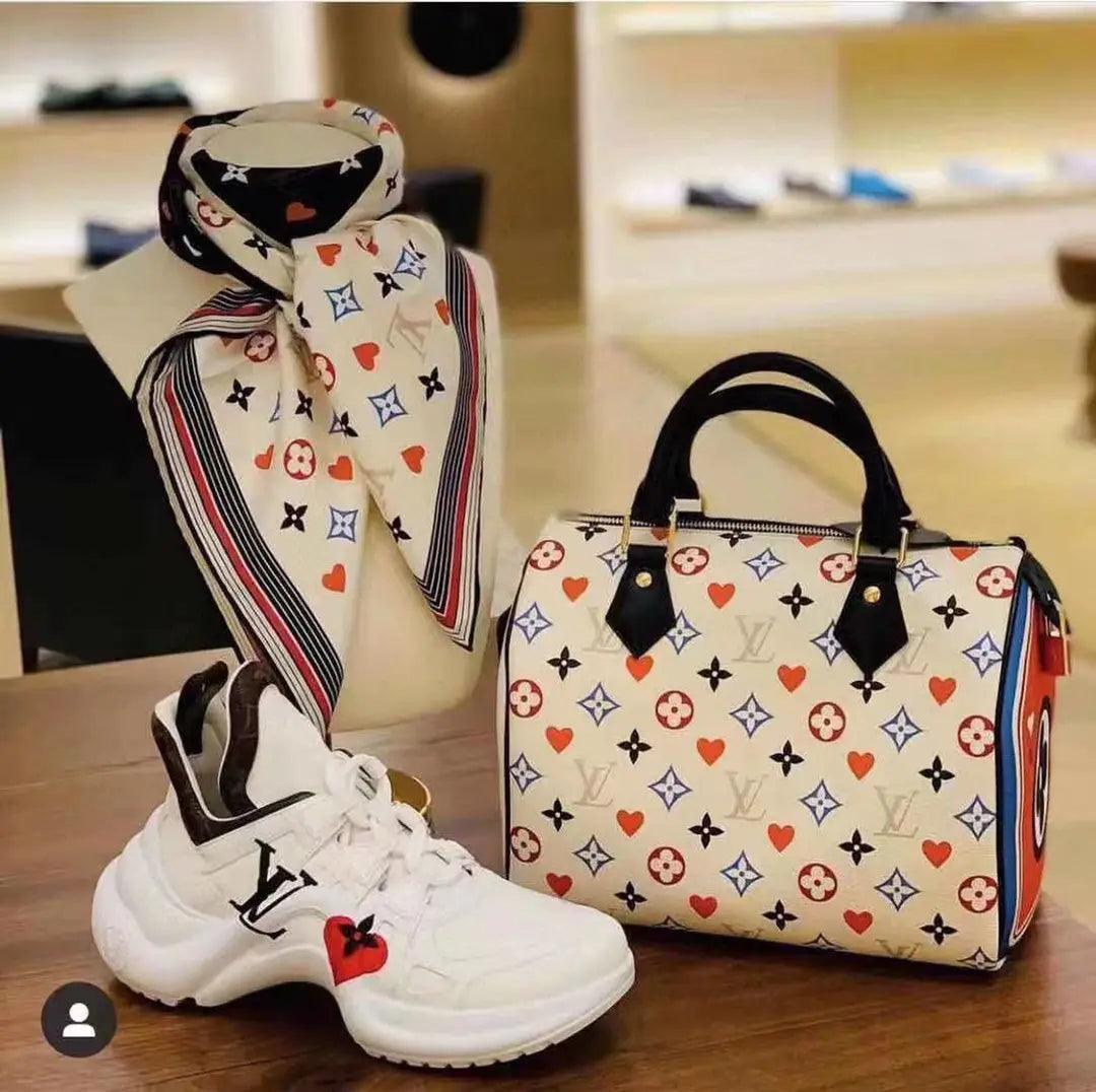 SO - New Fashion Women's Bags LUV Speedy Bandoulière Nicolas Ghesquière Game On Monogram A052