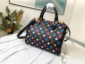 SO - New Fashion Women's Bags LUV Speedy Bandoulière Nicolas Ghesquière Game On Monogram A053