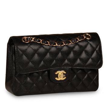 Black Classic Flap Bag - Small