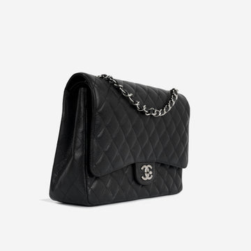 Maxi Classic Flap - Black Caviar