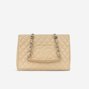 Grand Shopping Tote - Beige