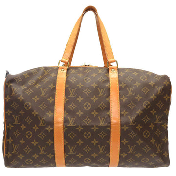 LOUIS VUITTON Boston Duffel bag M41624 Monogram canvas Brown Monogram Sac Souple 45 mens Used