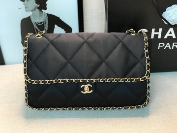 Makersluxe Satin Flap Bag CHL - 771