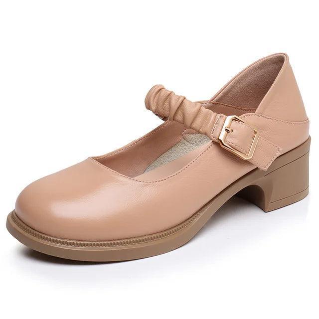 Makersluxe Shoes Amelia Women's Round Toe Pumps