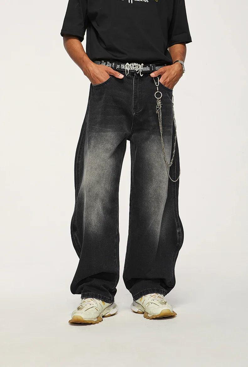 Baggy Washed Denim Jeans