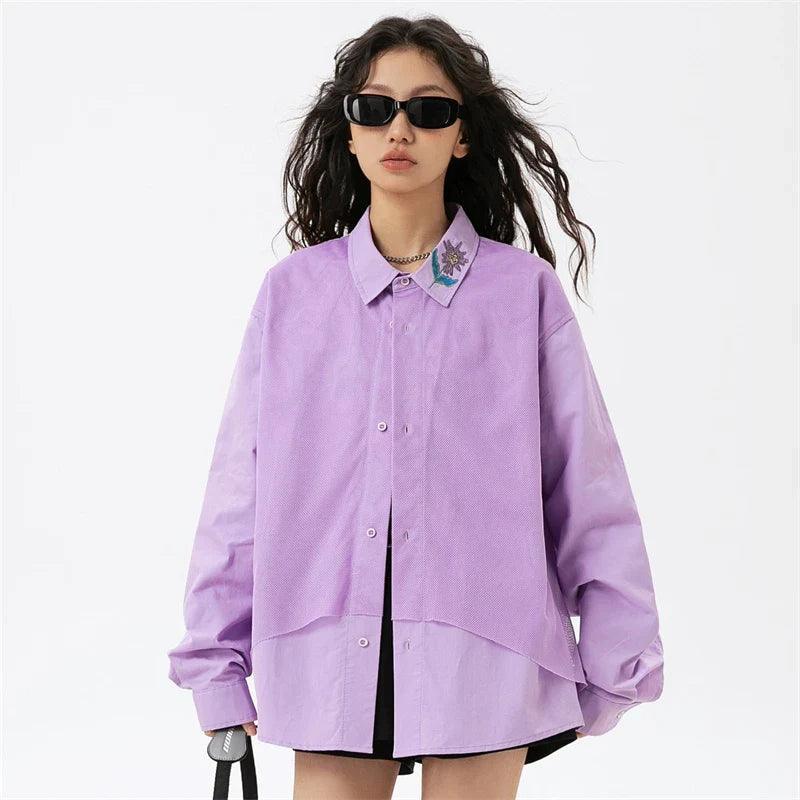 Women's Purple Rose T-shirt