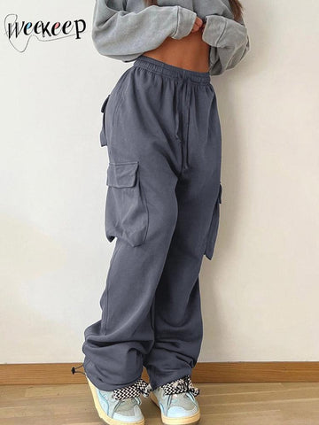 Streetwear Big Pocket Cargo Pants M3039