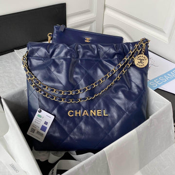 Makersluxe Shiny Calfskin Bag with Pouch CHL - 724