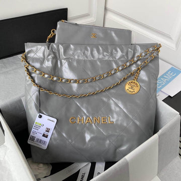 Makersluxe Shiny Calfskin Bag with Pouch CHL - 725