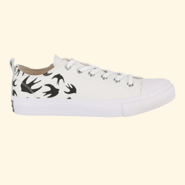 McQ Alexander McQueen Swallows Low-Top Sneakers, Brand New