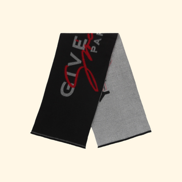 Givenchy Signature Paris Logo Scarf, Brand New